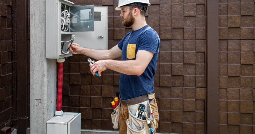 Completed electrical project work